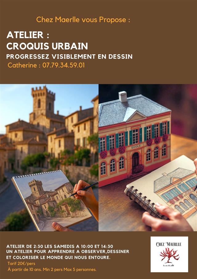 Chez maerlle - atelier croquis urbain