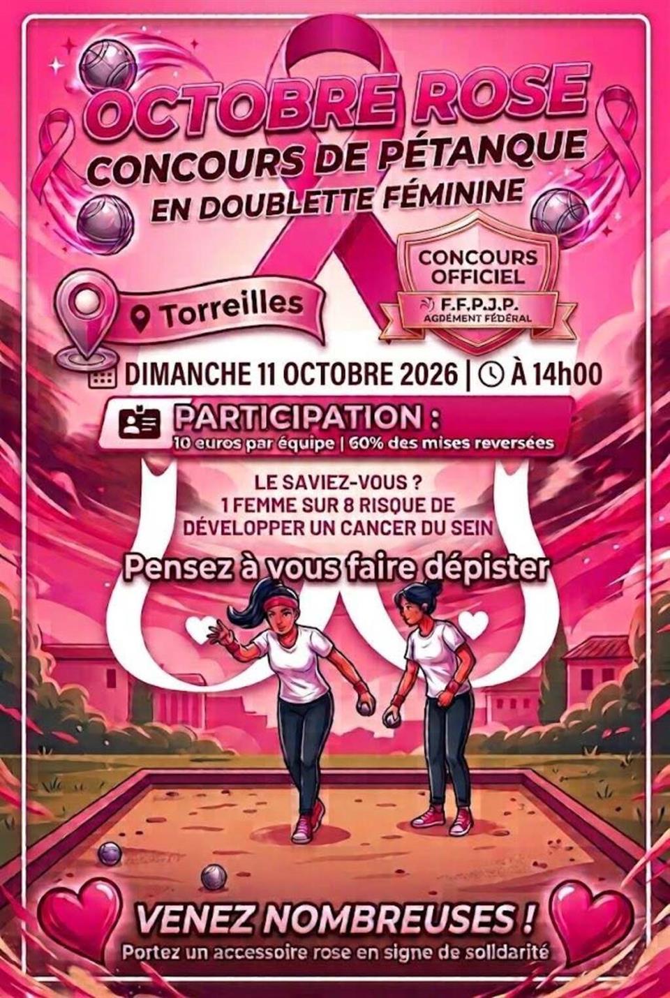 Concours de pétanque