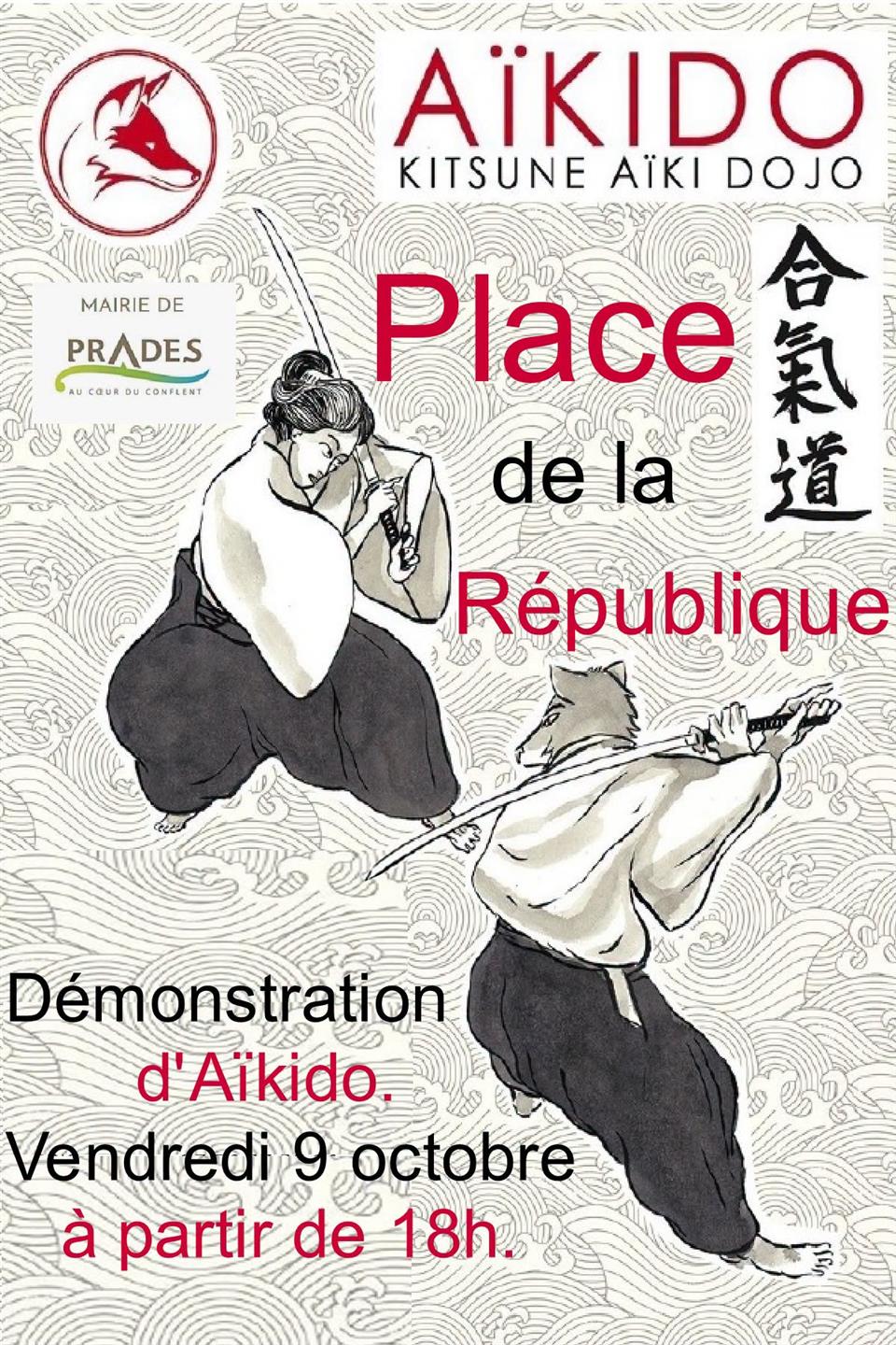 Démonstration d’aïkido