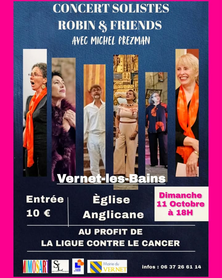Concert solidaire a vernet les bains