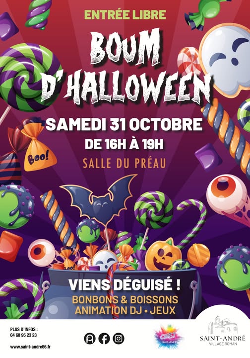 La boum d’halloween