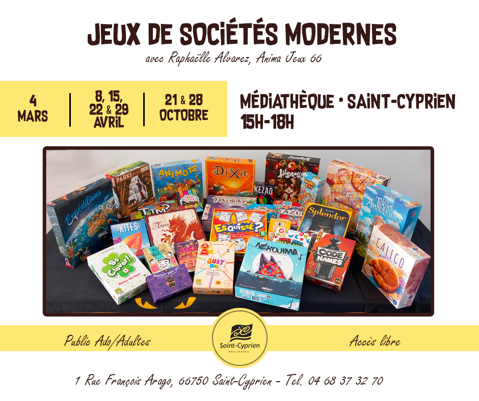 JEUX AVEC RAPHAËLLE ALVAREZ, SOCIÉTÉ ANIMA JEUX 66