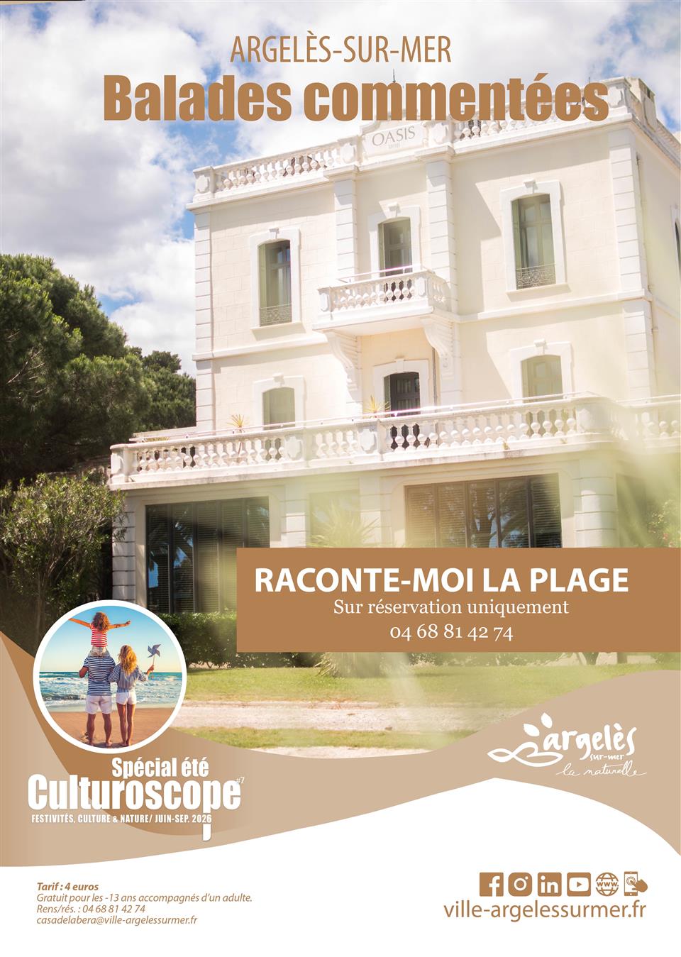 Balade commentée histoire- raconte moi la plage