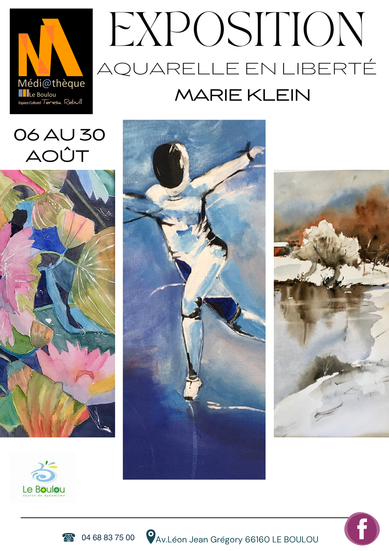  " AQUARELLES EN LIBERTÉ " MARIE KLEIN