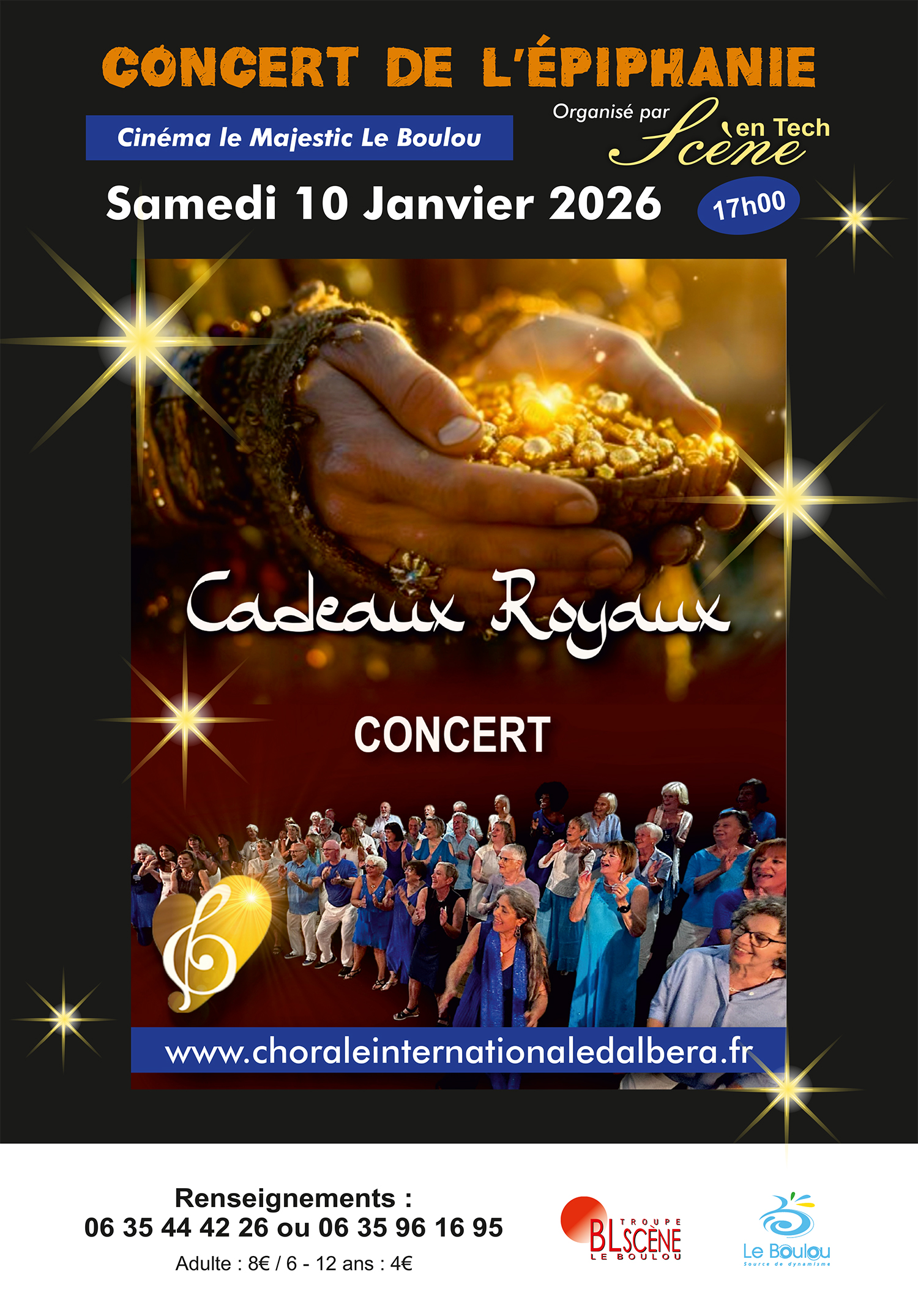 CONCERT DE L'EPIPHANIE : "CADEAUX ROYAUX "   