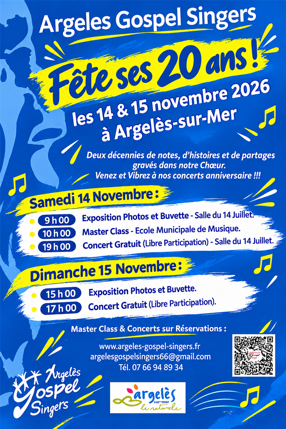 Les 20 ans d’argeles gospel singers