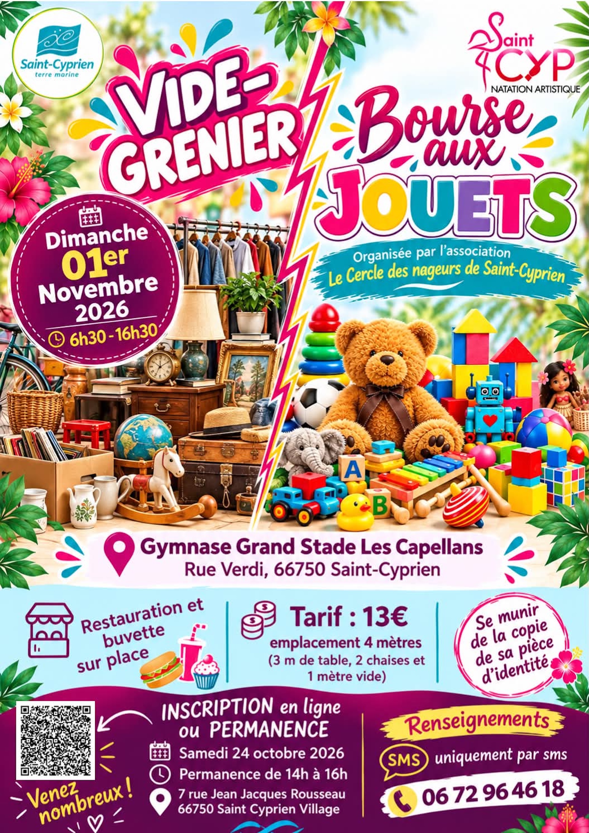 VIDE GRENIER ET BOURSE AUX JOUETS