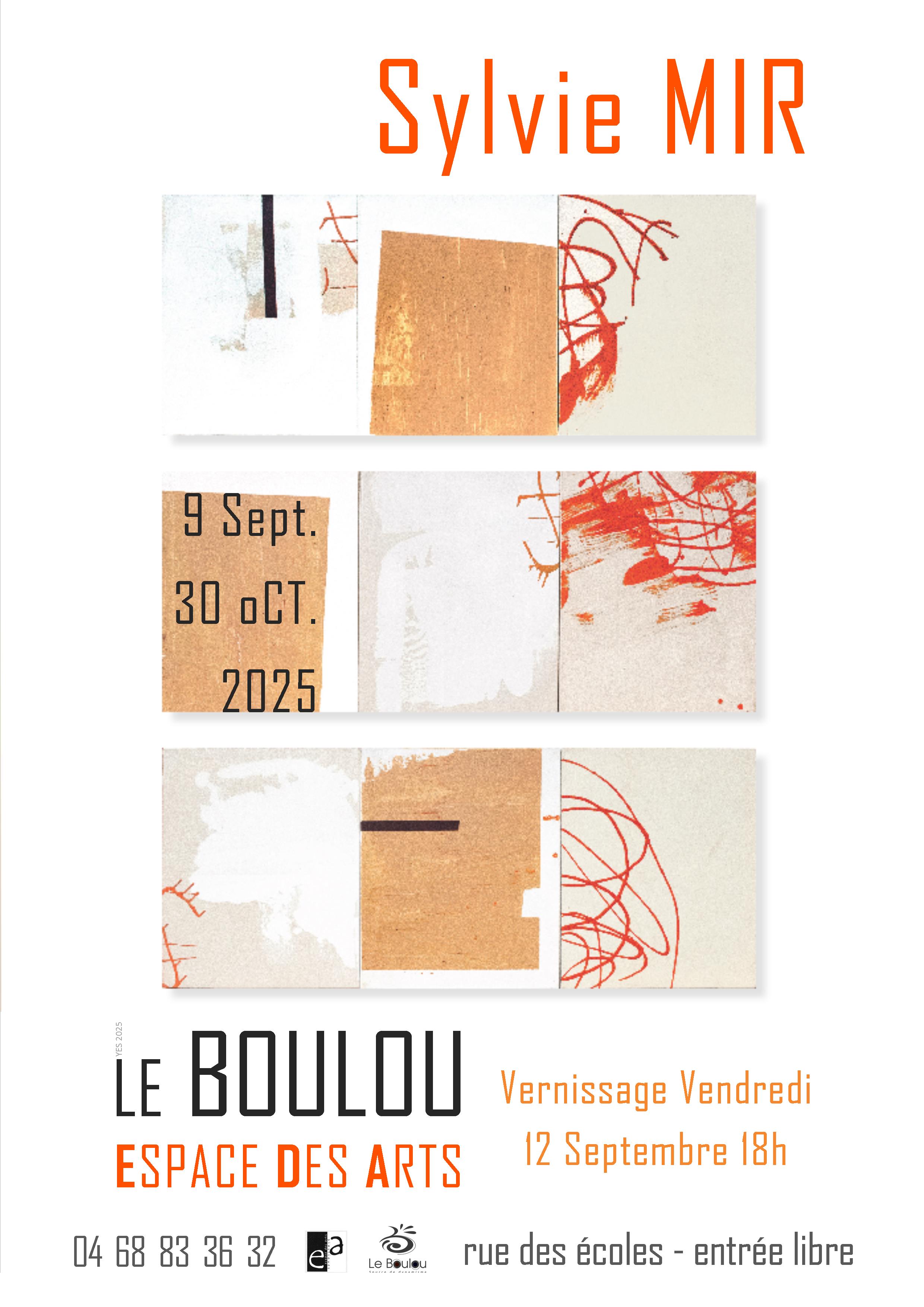 EXPO DE SYLVIE MIR A L'ESPACE DES ARTS LE BOULOU