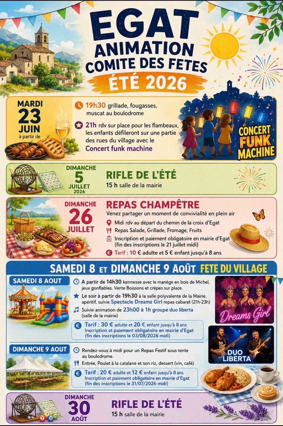 Fête de la saint jean - Égat
