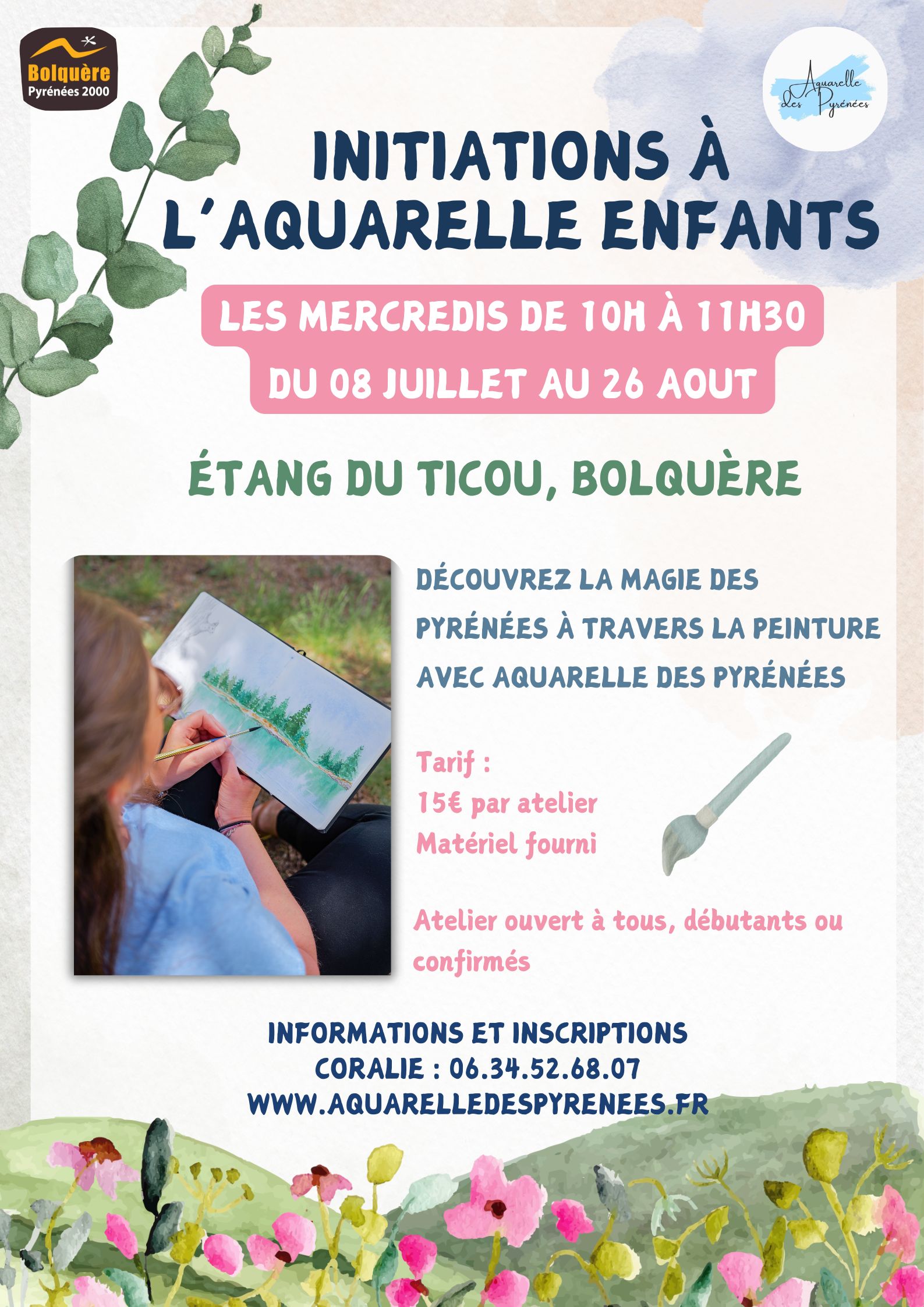 INITIATION A L&rsquo;AQUARELLE ENFANT