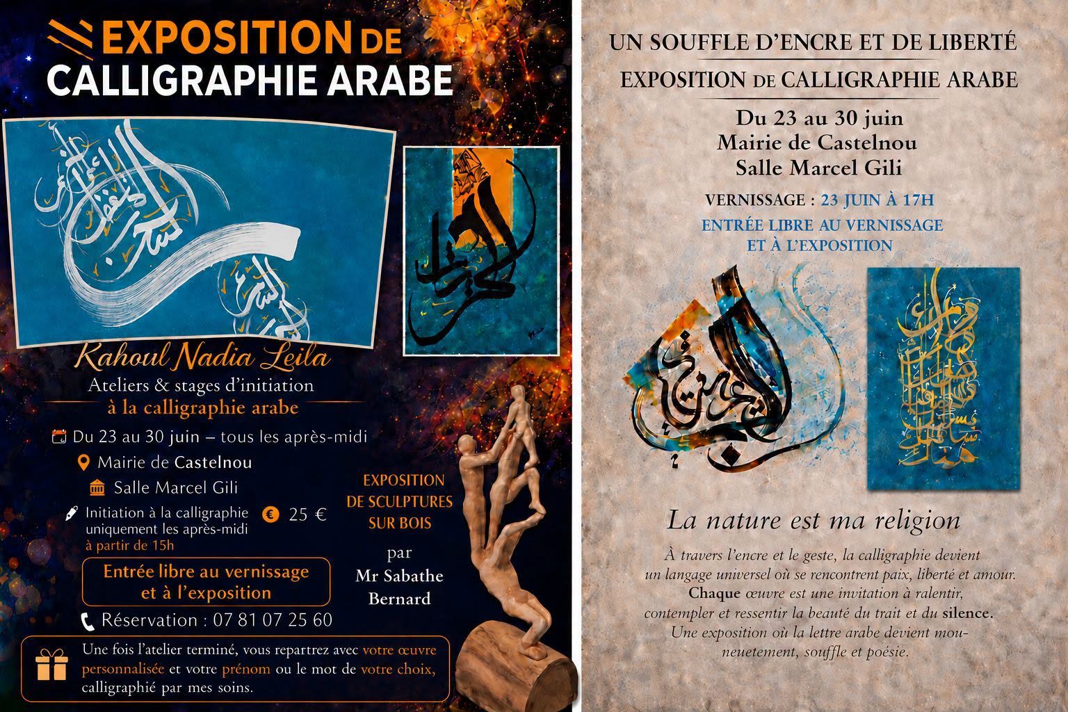 EXPOSITION CALLIGRAPHIE ARABE