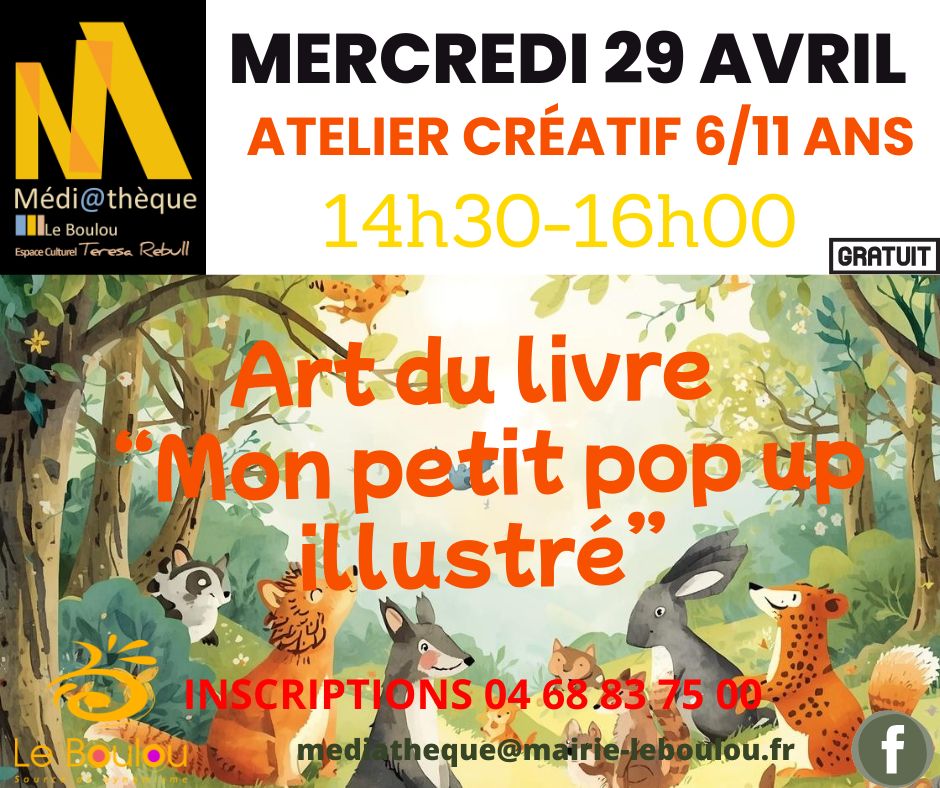 ART DU LIVRE : MON PETIT POP-UP ILLUSTRÉ