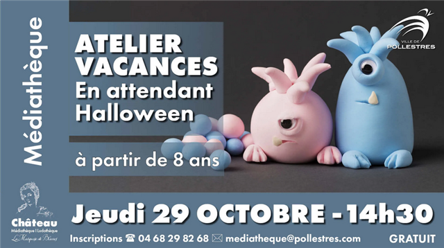 Atelier vacances - en attendant halloween