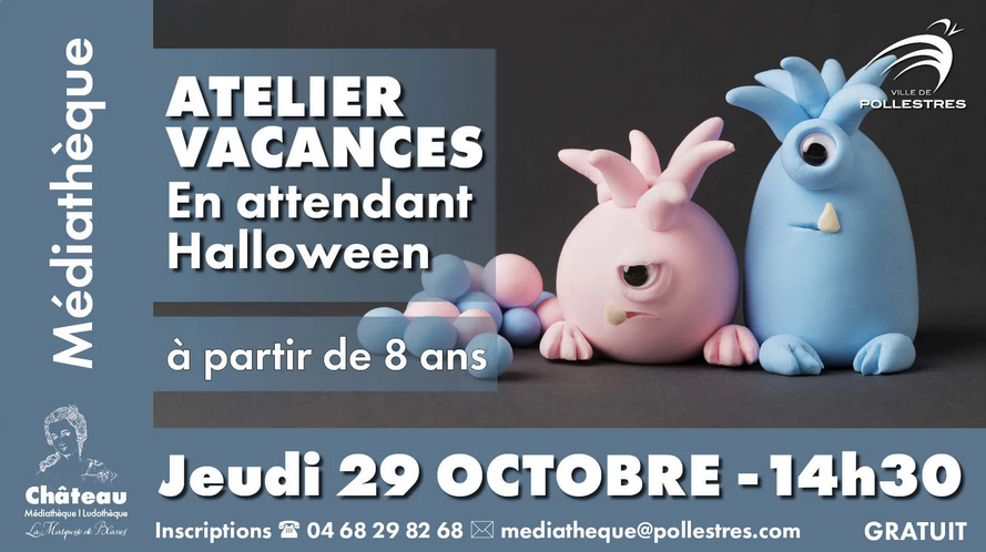Atelier vacances - en attendant halloween