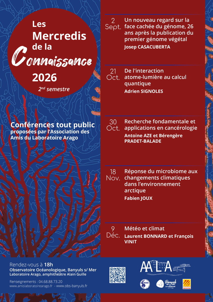 Les mercredis de la connaissance - 2ⁿᵈ semestre