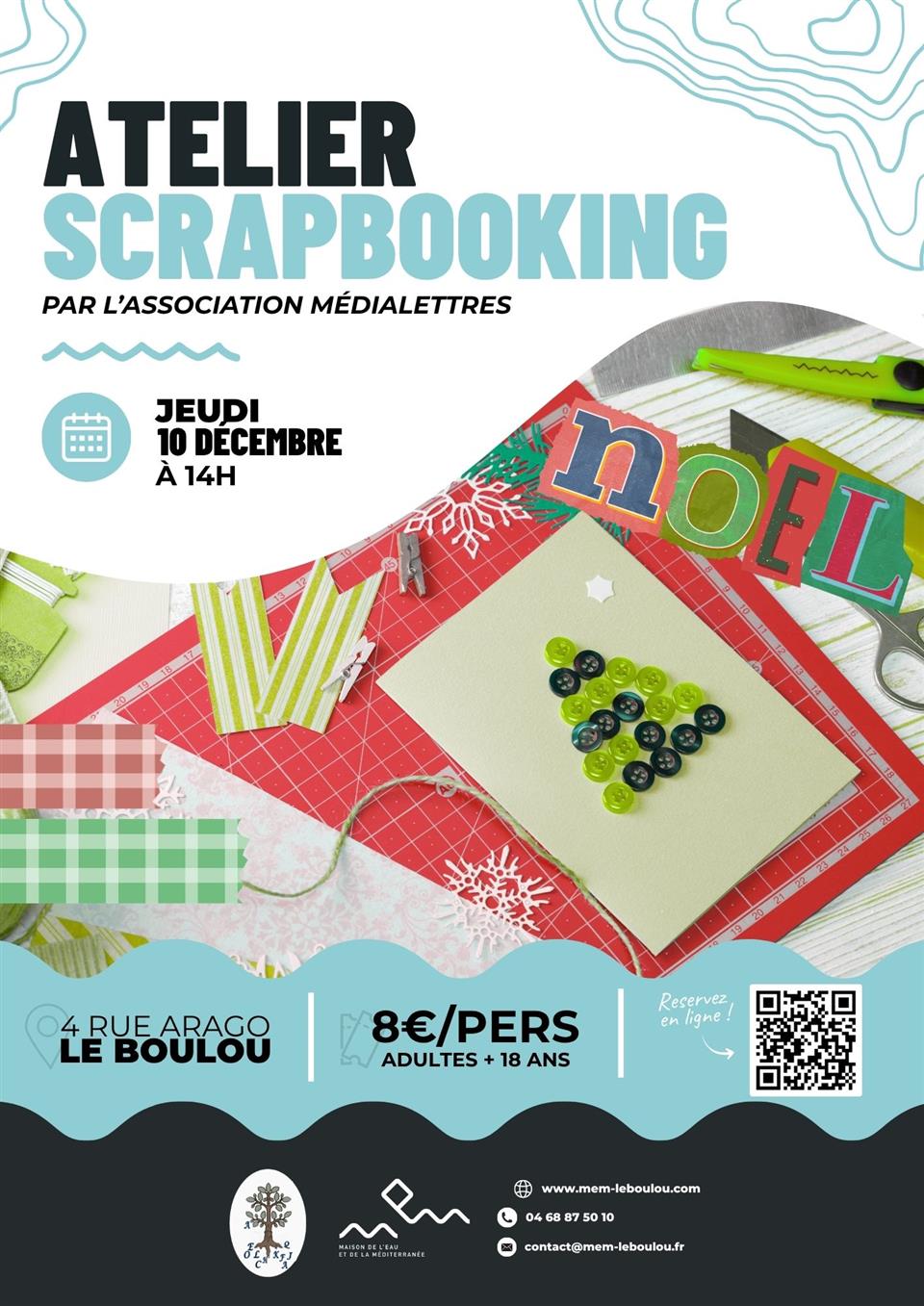 Atelier scrapbooking spécial noël