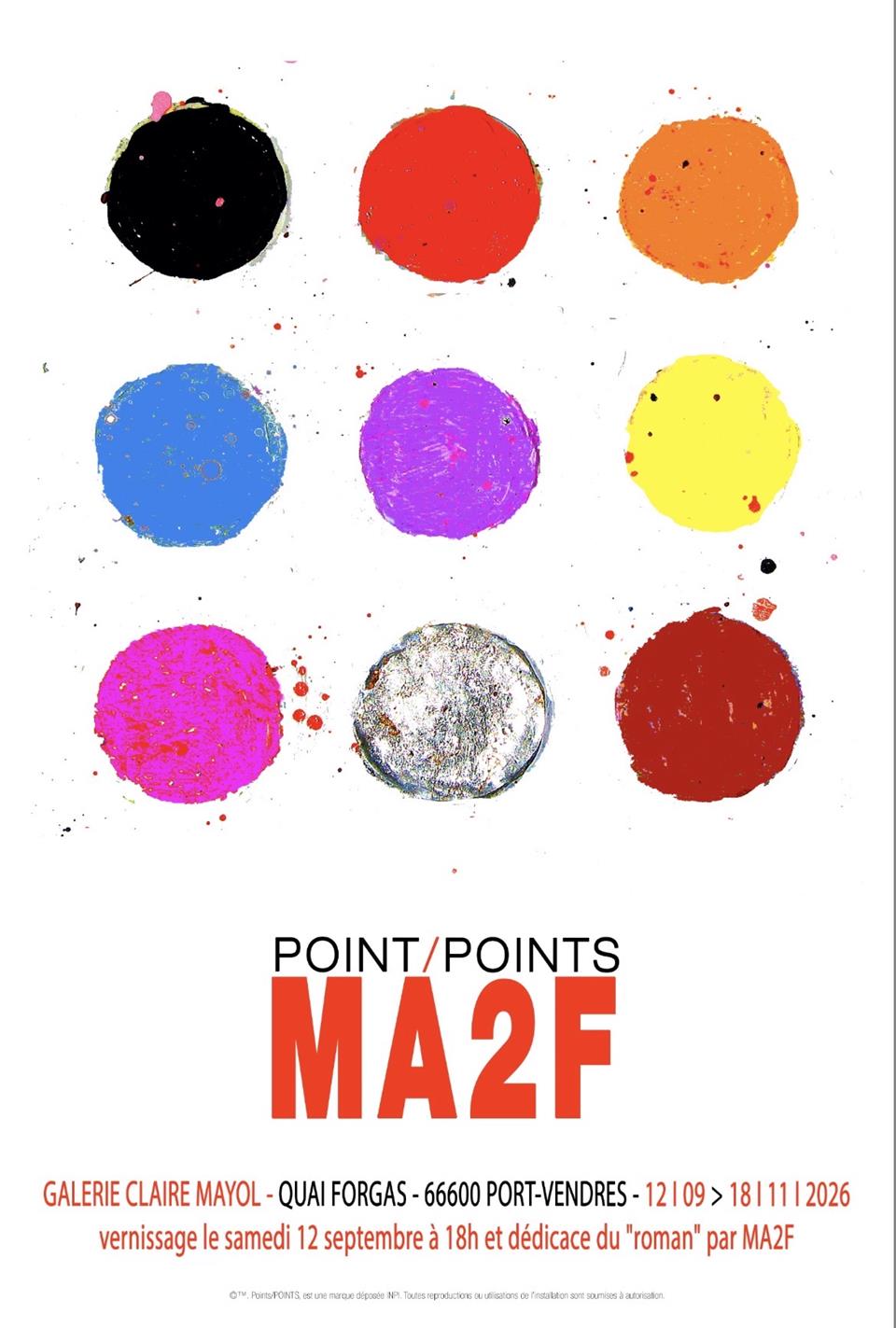 Exposition de marc andré de figueres "point/points"
