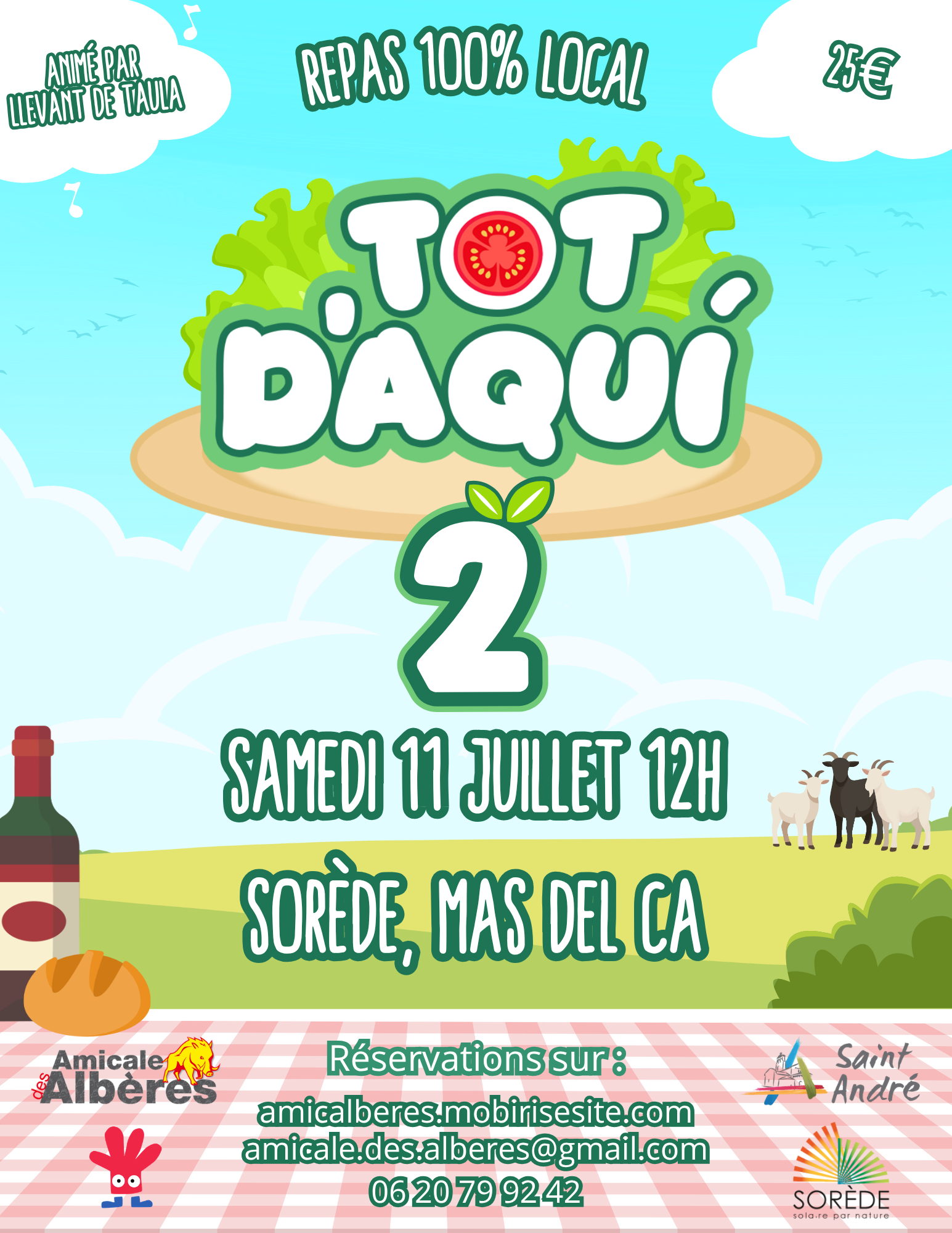 Tot d’aqui - repas festif aux saveurs locales