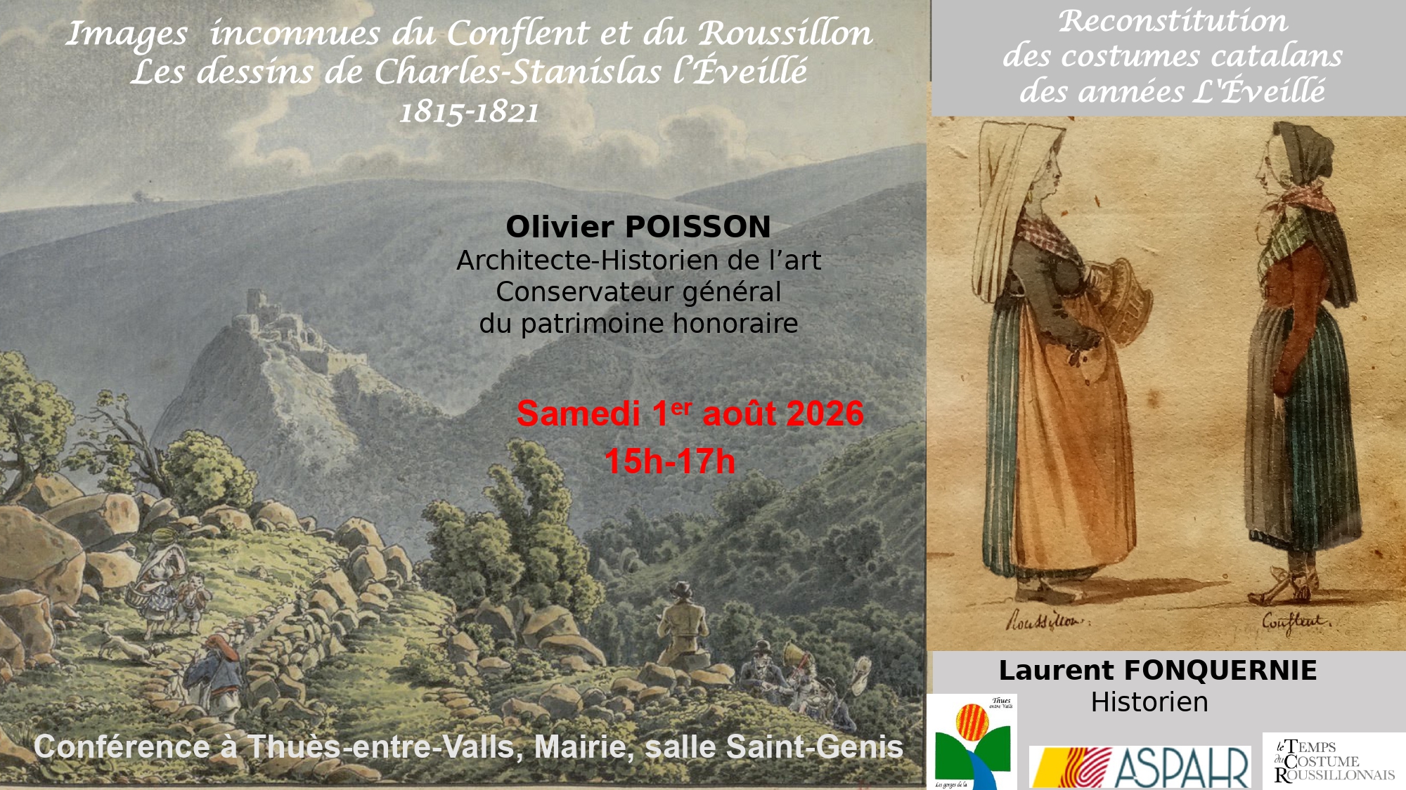 Conférence consacrée aux dessins de charles-stanislas l’éveillé