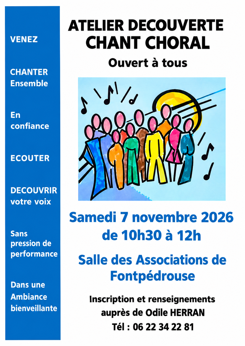 Atelier découverte chant choral