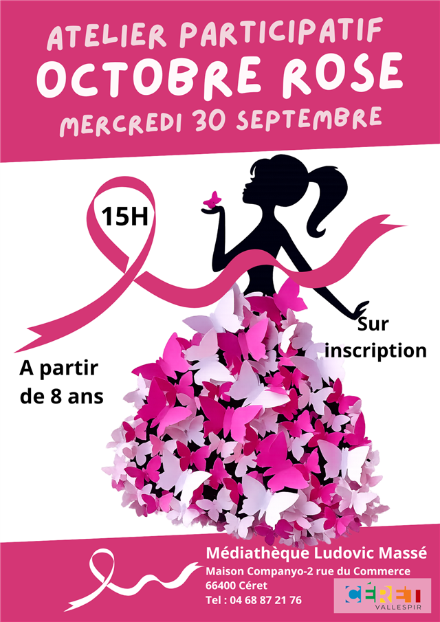 Atelier créatif participatif octobre rose