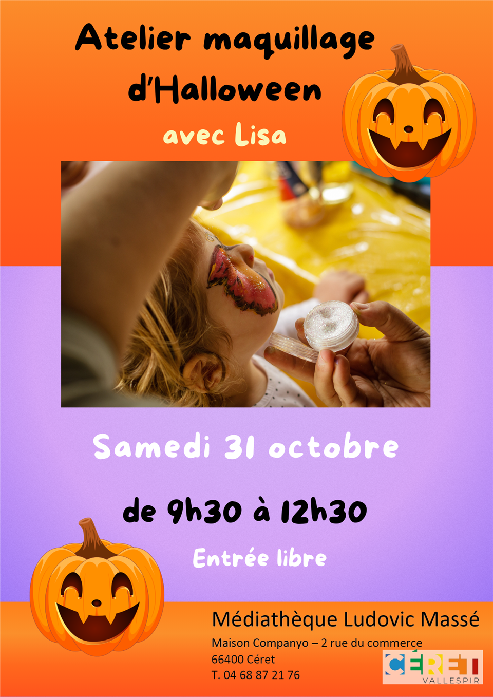 Maquillage d’halloween