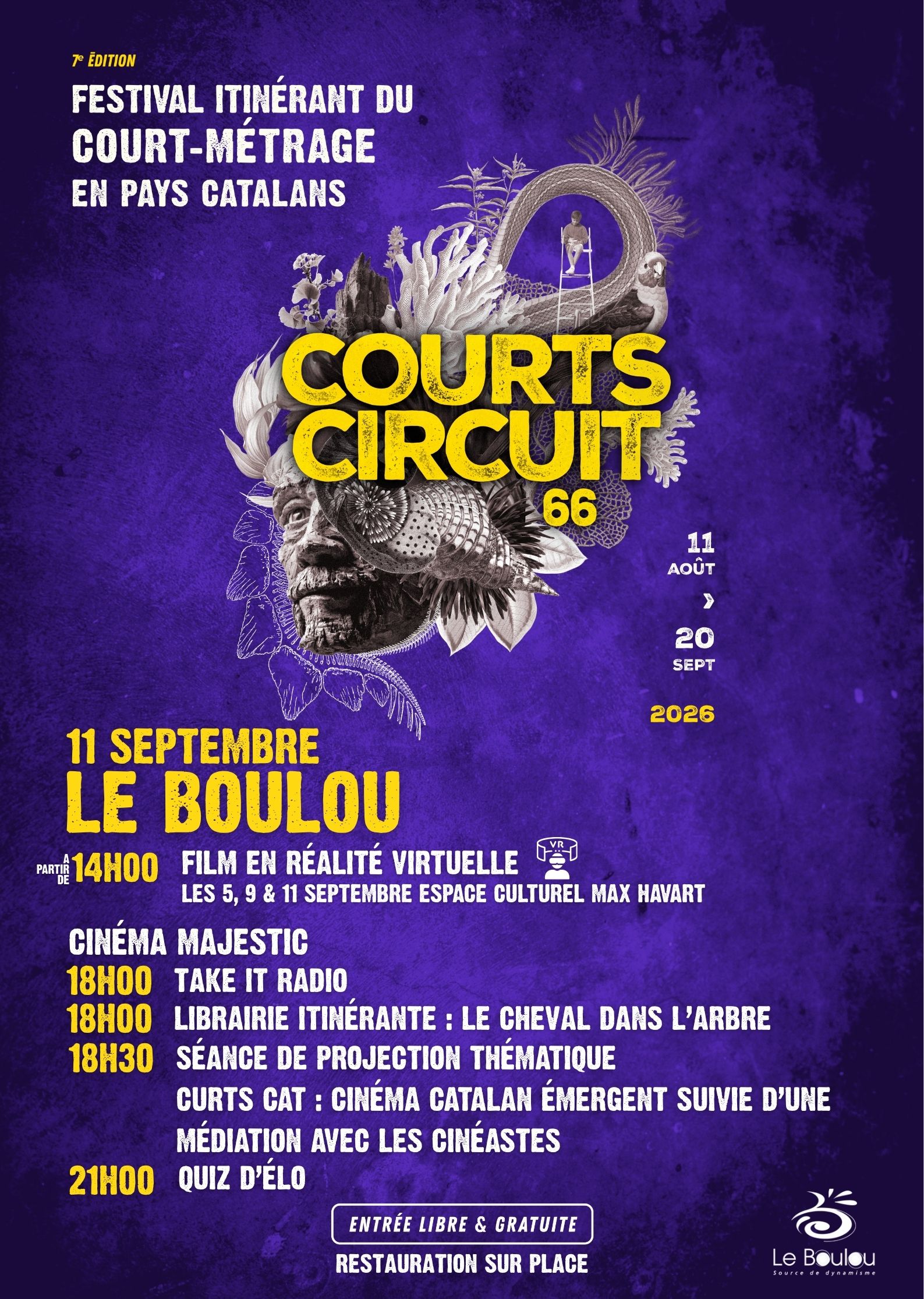 7E ÉDITION DU FESTIVAL COURTS CIRCUIT 66