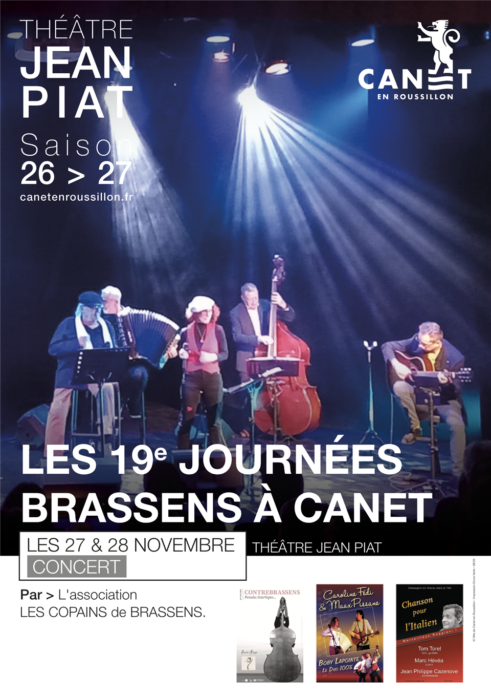 Les 19è journées brassens à canet