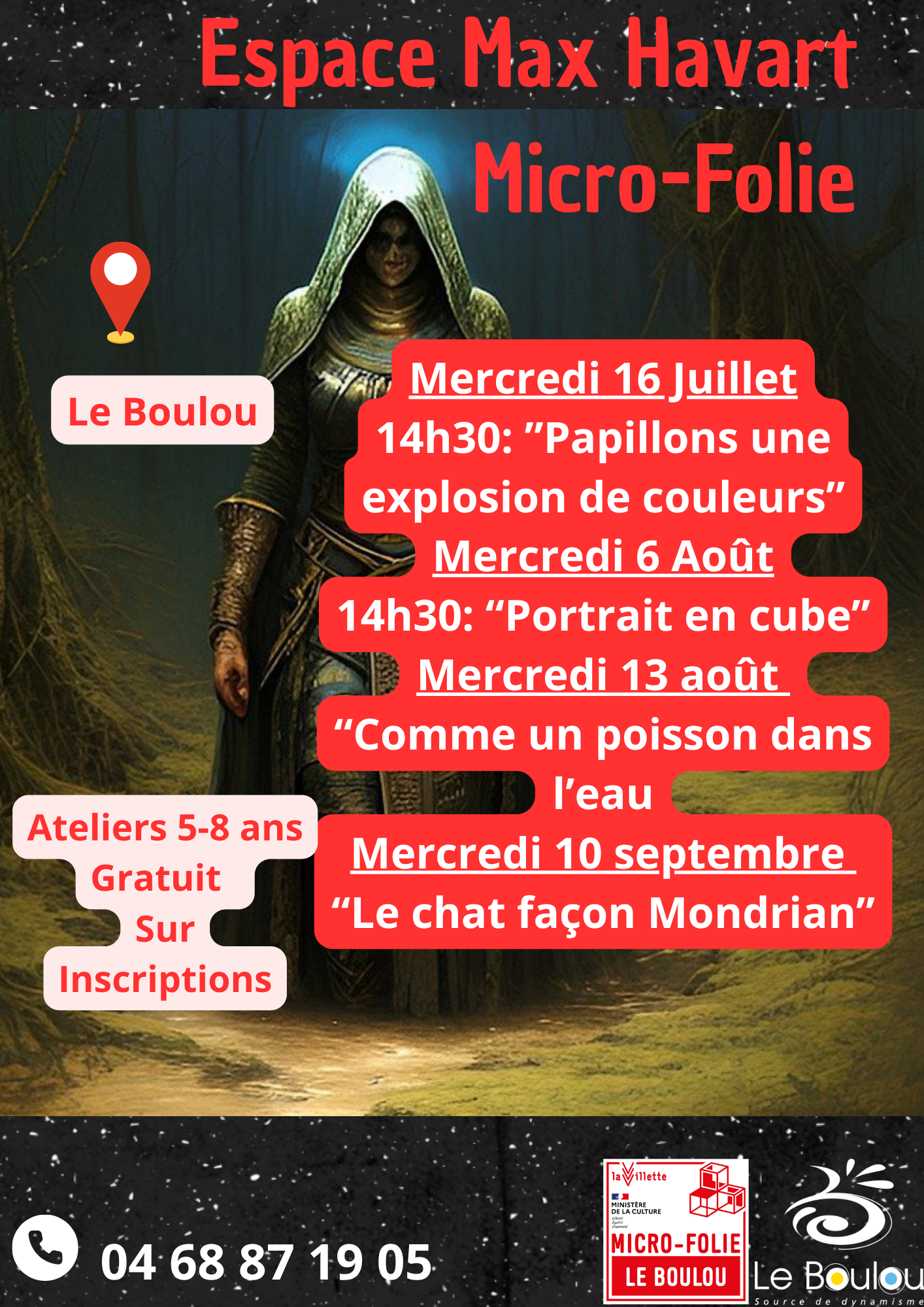 ATELIERS ARTS CRÉATIFS ENFANTS