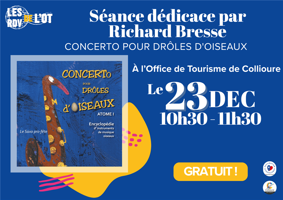 Dédicace et concert de richard besse
