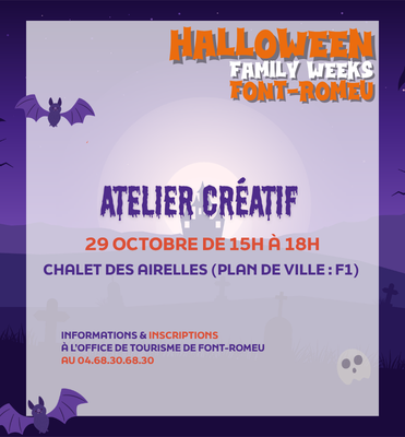 Atelier créatif - 29 octobre
