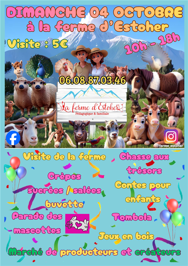 Anniversaire de la ferme d’Estoher