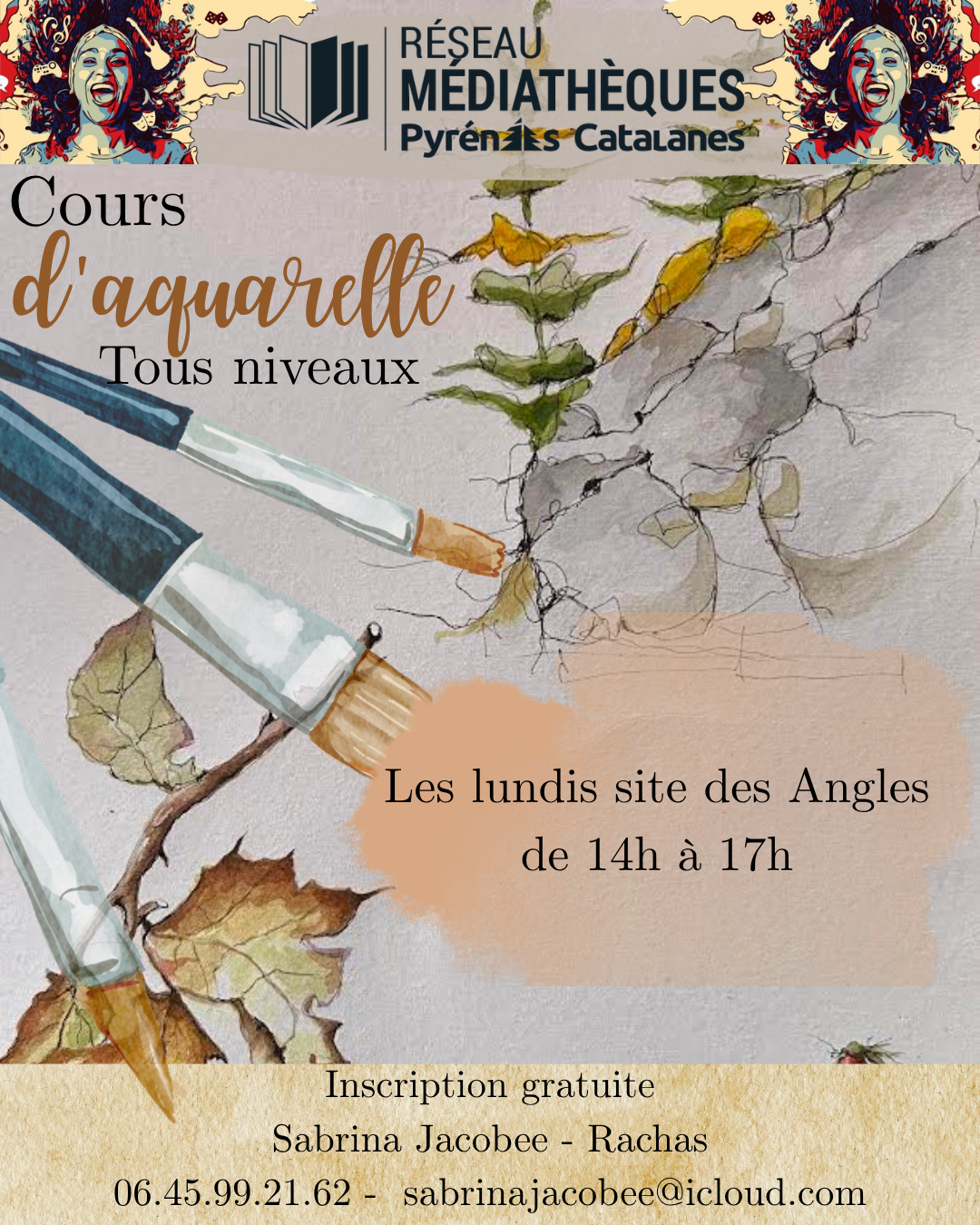 COURS D’AQUARELLE TOUS NIVEAUX
