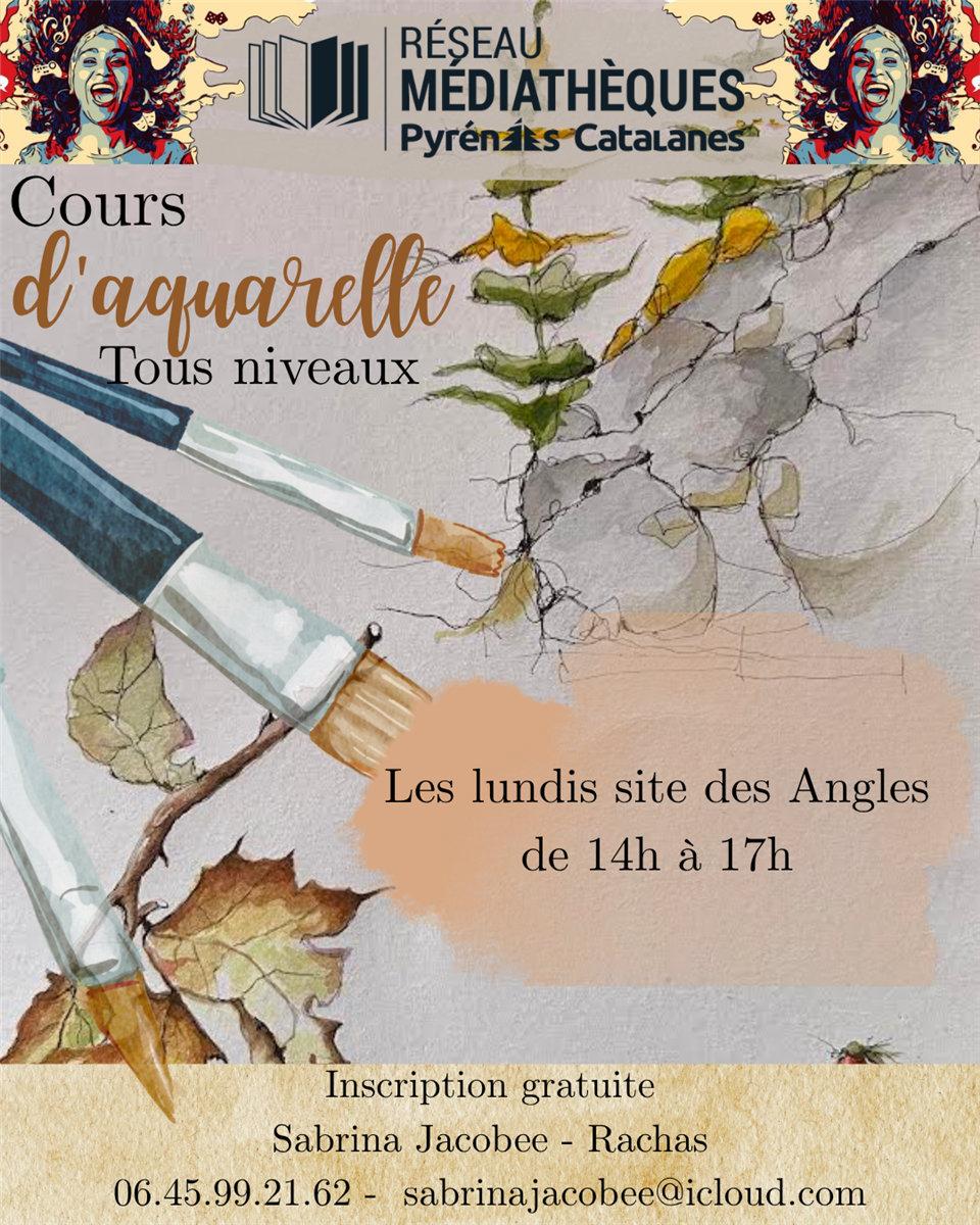 Cours d’aquarelle tous niveaux