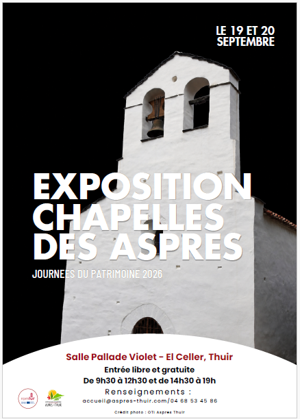 EXPOSITION LES CHAPELLES DES ASPRES – APPEL À PARTICIPATION