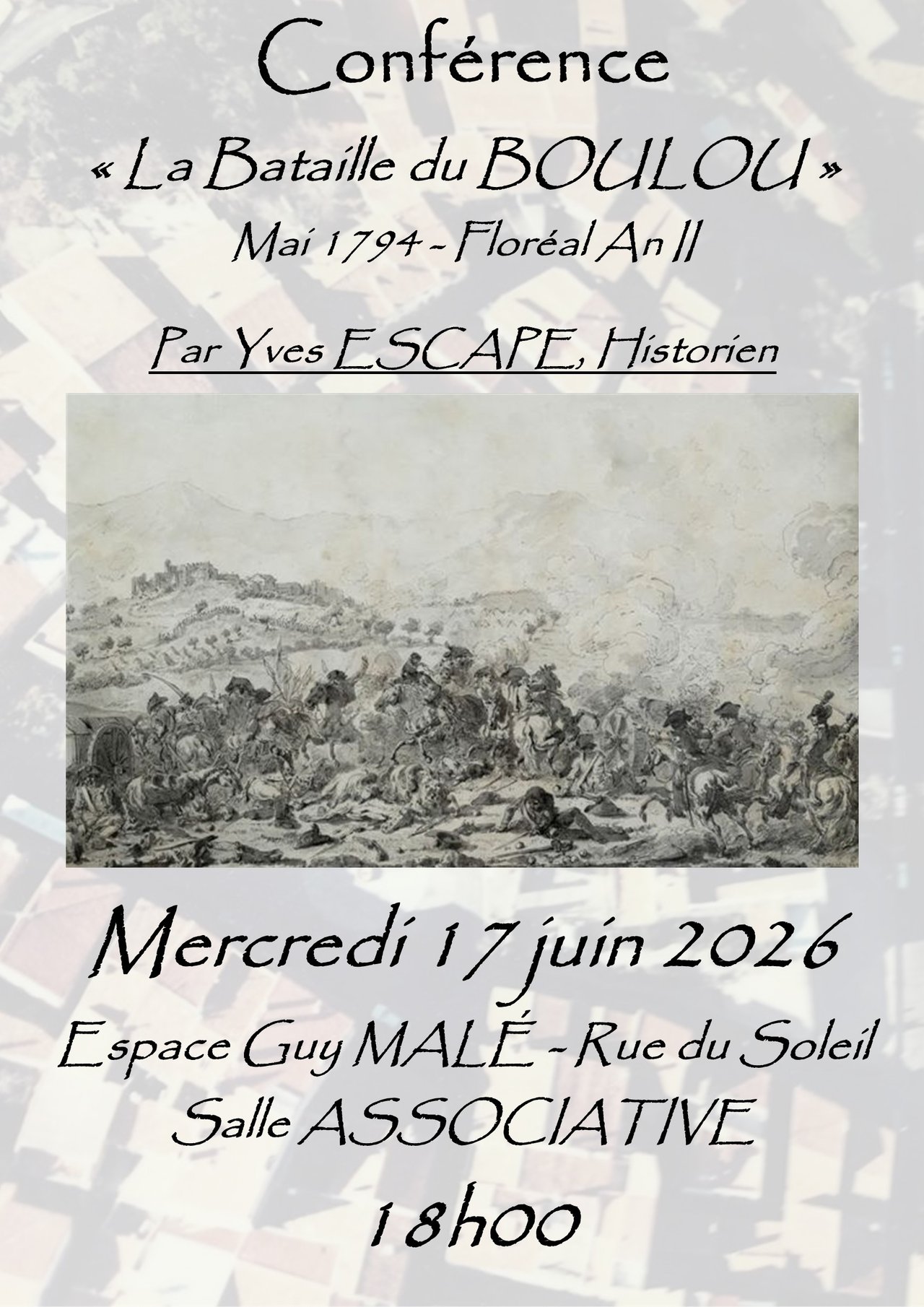CONFÉRENCE LA BATAILLE DU BOULOU