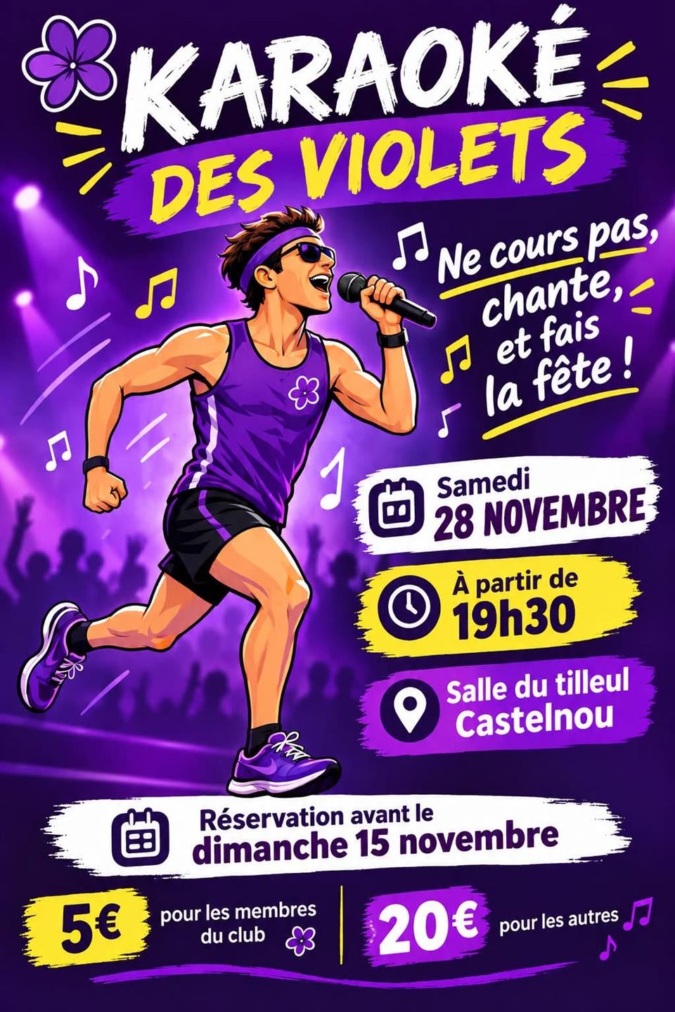 Karaoké des violets