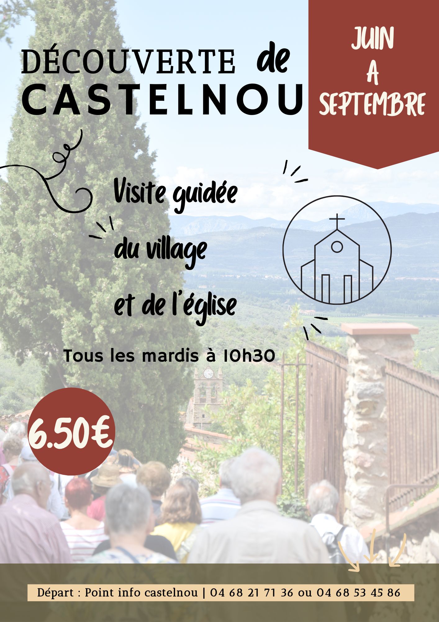 VISITE GUIDÉE DU VILLAGE DE CASTELNOU