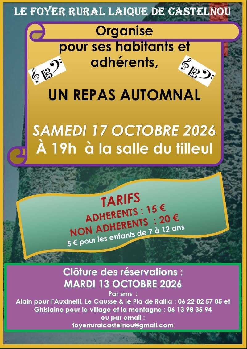 Repas automnal