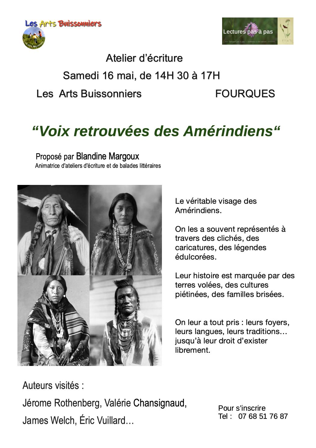 ATELIER D’ÉCRITURE