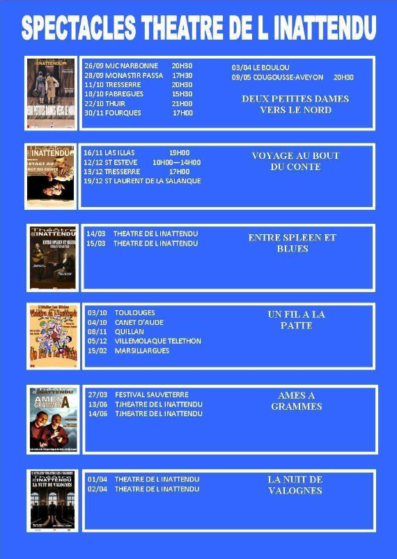 THÉÂTRE DE L’INATTENDU – DEUX PETITES DAMES VERS LE NORD