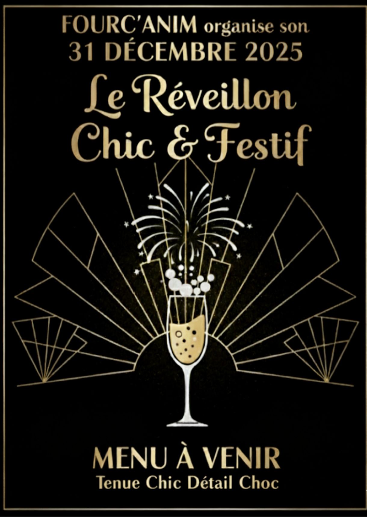 LE RÉVEILLON CHIC ET FESTIF