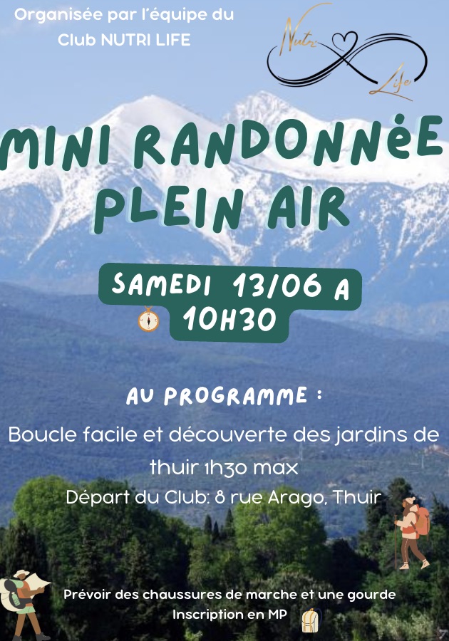 MINI RANDONNÉE PLEIN AIR