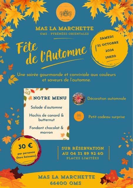 Fête de l’automne au mas la marchette