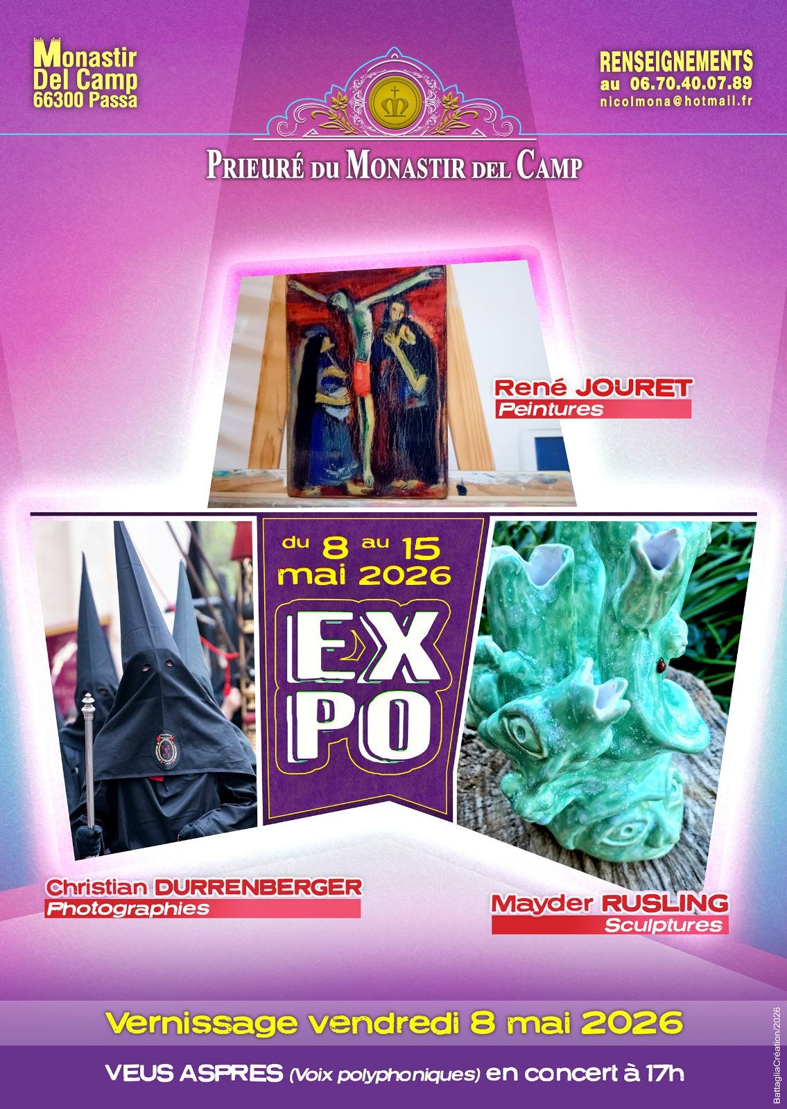 EXPOSITION PEINTURES SCULPTURES ET PHOTOGRAPHIE