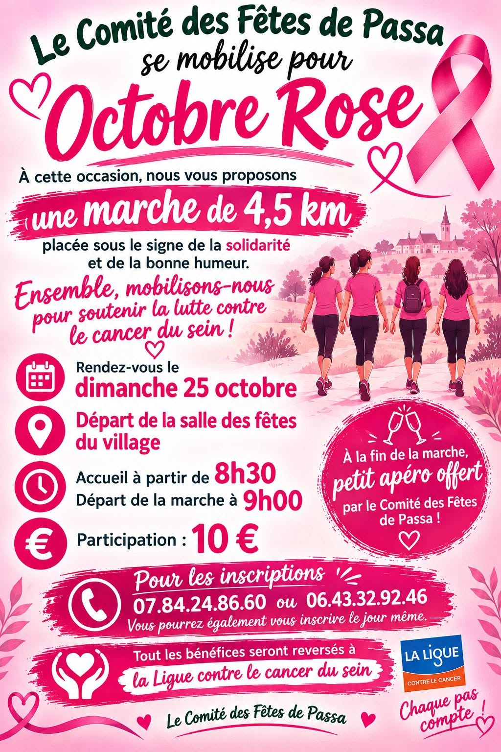 MARCHE SOLIDAIRE – OCTOBRE ROSE