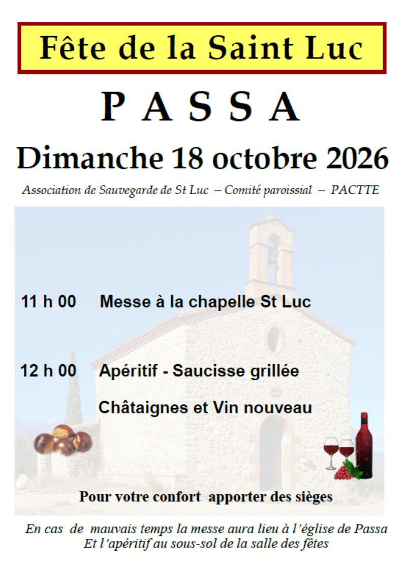 Fête de la saint luc