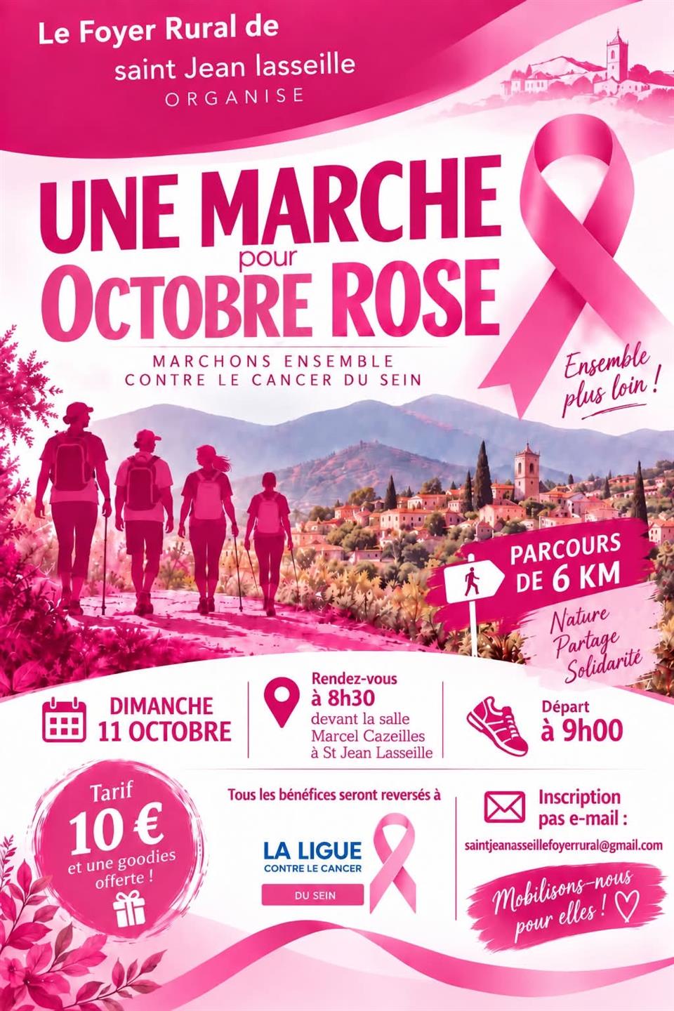 Une marche pour octobre rose