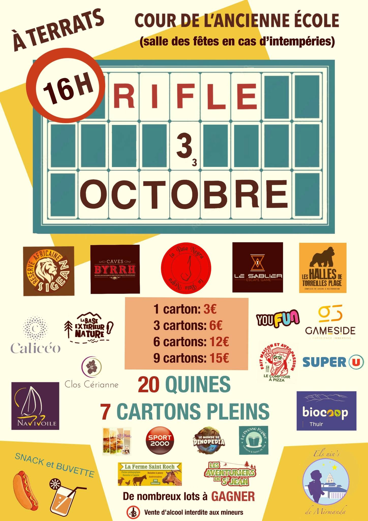RIFLE DES ÉCOLES À TERRATS