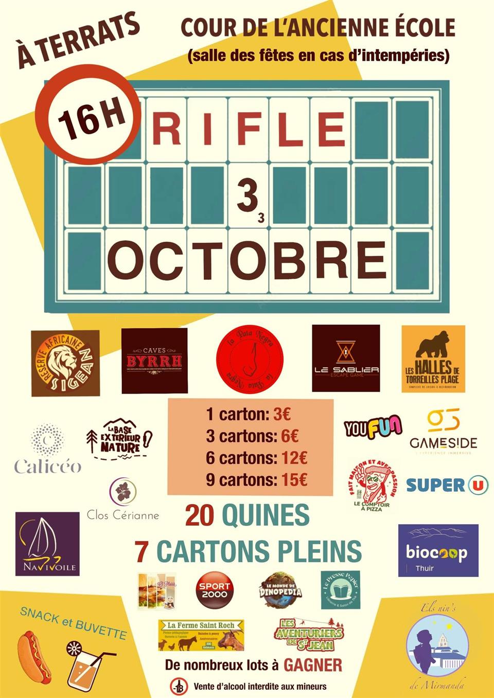 Rifle des écoles à Terrats